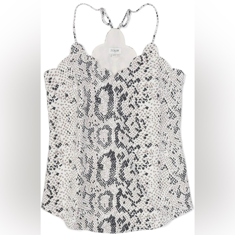 Scalloped Crepe Cami